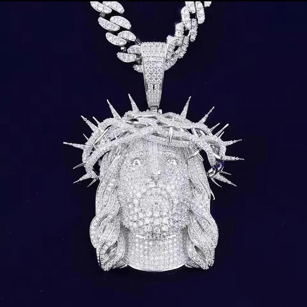 Jesus Piece Pendant With 9 Mm Bbf 6